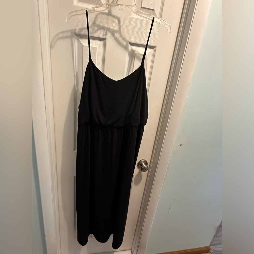 Long black dress